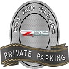 C6 Corvette-METAL SIGN - PRIVATE PARKING - C6 Z06 - 18" X 14"